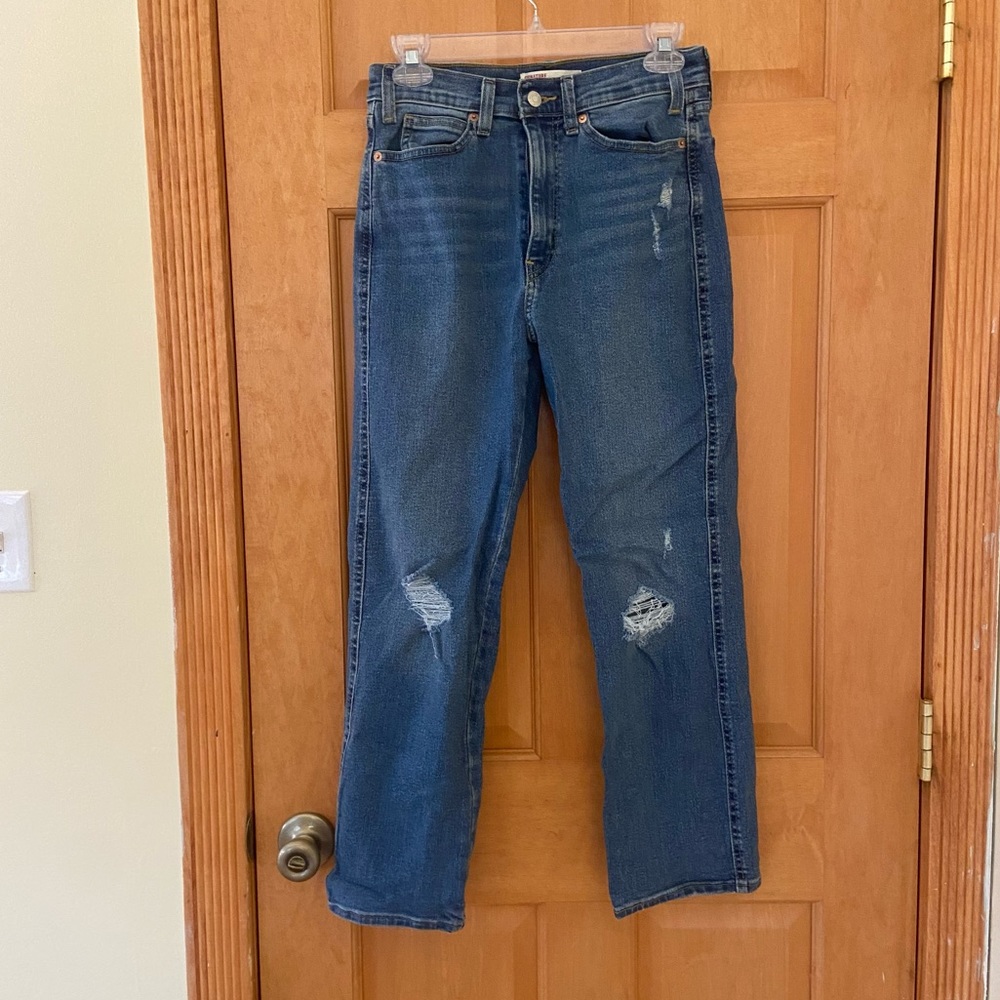 Signature by Levi Strauss Heritage High Rise Straight Jeans - Size 28